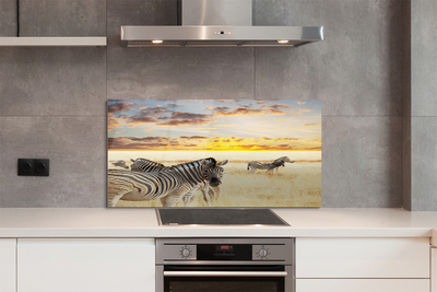 Panel nad Blat Kuchenny Zebry w Złotej Godzinie