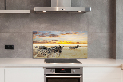 Panel nad Blat Kuchenny Zebry w Złotej Godzinie
