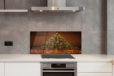 Szkło Ozdobne do Kuchni Choinka w Blasku Świec