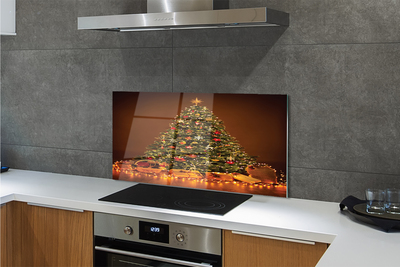 Szkło Ozdobne do Kuchni Choinka w Blasku Świec