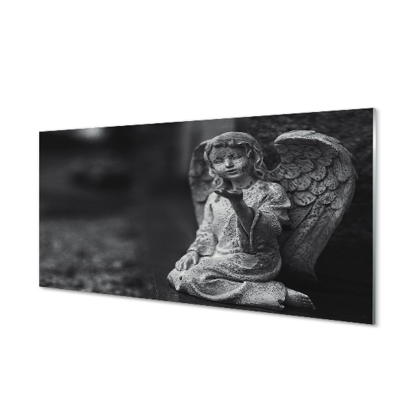 Szklany Panel Posążek Anioła
