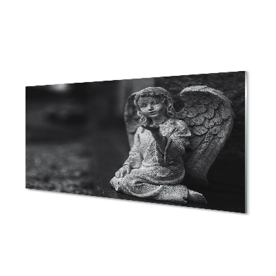 Szklany Panel Posążek Anioła