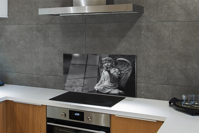 Szklany Panel Posążek Anioła