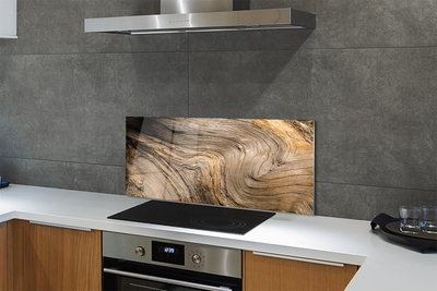 Szklany Panel Organiczny Rysunek Drewna