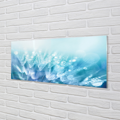 Szklany Panel Abstrakcyjny Motyw Dmuchawca