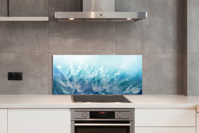 Szklany Panel Abstrakcyjny Motyw Dmuchawca