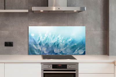 Szklany Panel Abstrakcyjny Motyw Dmuchawca