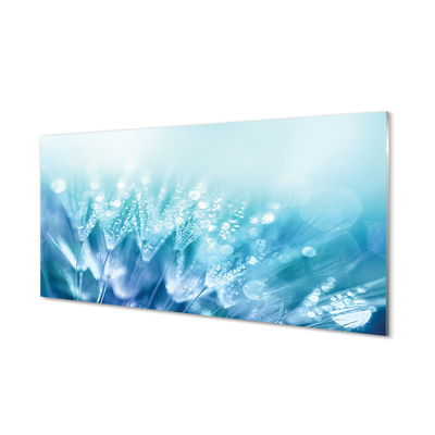 Szklany Panel Abstrakcyjny Motyw Dmuchawca