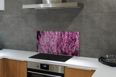 Szkło do Kuchni na Ścianę Jesienne Pole Wrzosów