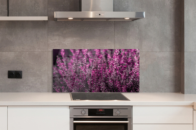 Szkło do Kuchni na Ścianę Jesienne Pole Wrzosów