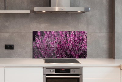 Szkło do Kuchni na Ścianę Jesienne Pole Wrzosów