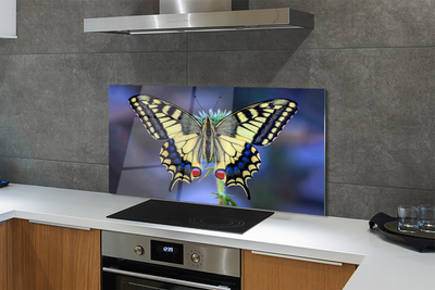 Panel szklany do Kuchni Chwila Odpoczynku Motyla