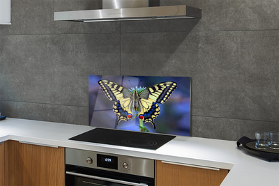 Panel szklany do Kuchni Chwila Odpoczynku Motyla
