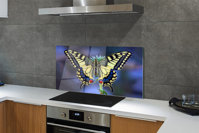 Panel szklany do Kuchni Chwila Odpoczynku Motyla