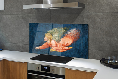 Szklany Panel Skrzydlaty Anioł - Dzieło Sztuki