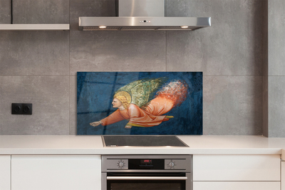 Szklany Panel Skrzydlaty Anioł - Dzieło Sztuki