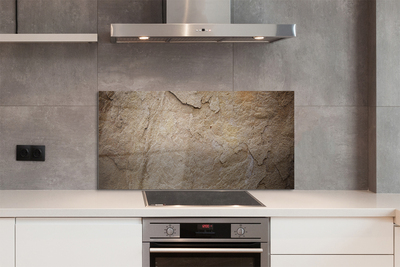 Szklany Panel Surowy Mur z Kamieni