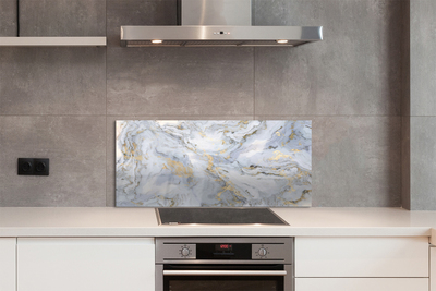 Panel szklany do Kuchni Ponadczasowa Ściana z Marmuru