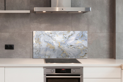 Panel szklany do Kuchni Ponadczasowa Ściana z Marmuru