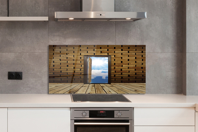 Panel Szklany Trójwymiarowe Drzwi do Nieba