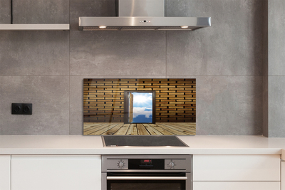 Panel Szklany Trójwymiarowe Drzwi do Nieba