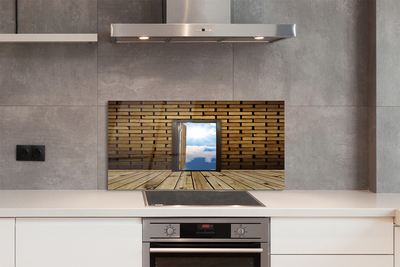 Panel Szklany Trójwymiarowe Drzwi do Nieba