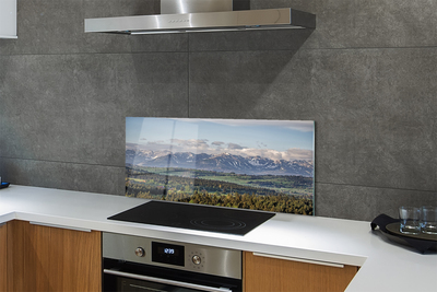 Panel szklany do Kuchni Potęga Wysokich Gór