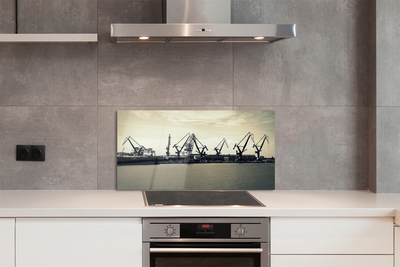 Panel szklany do Kuchni Gdańskie Żurawie Stoczniowe