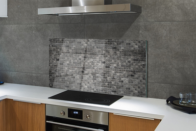 Szkło do Kuchni na Ścianę Klasyczny Mur z Cegieł