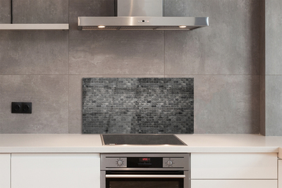 Szkło do Kuchni na Ścianę Klasyczny Mur z Cegieł