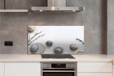 Szkło do Kuchni na Ścianę Wielkanocne Pisanki i Bazie