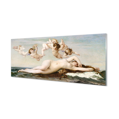 Szklany Panel Narodziny Wenus - Alexandre Cabanel