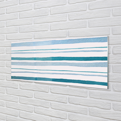 Szkło do Kuchni na Ścianę Abstrakcyjne Nieregularne Paski