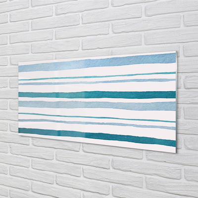 Szkło do Kuchni na Ścianę Abstrakcyjne Nieregularne Paski