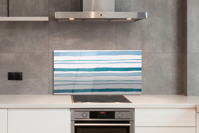 Szkło do Kuchni na Ścianę Abstrakcyjne Nieregularne Paski