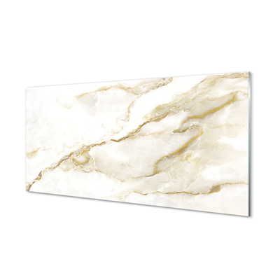 Panel szklany do Kuchni Płytka Marmurowa w Zbliżeniu