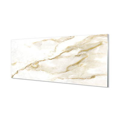 Panel szklany do Kuchni Płytka Marmurowa w Zbliżeniu