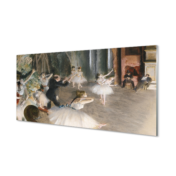 Panel nad Blat Kuchenny Próba Baletowa na Scenie - Degas