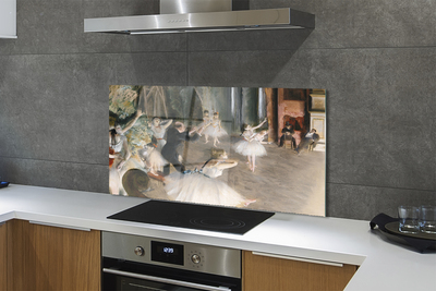 Panel nad Blat Kuchenny Próba Baletowa na Scenie - Degas