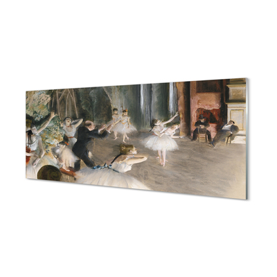 Panel nad Blat Kuchenny Próba Baletowa na Scenie - Degas