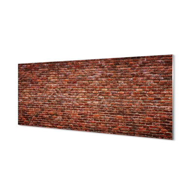 Szkło Ozdobne do Kuchni Kamienno-Ceglany Mur Vintage