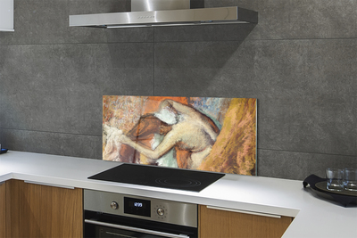 Panel nad Blat Kuchenny Kobieta przy Toalecie - Degas
