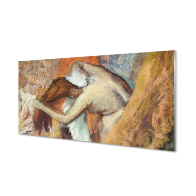 Panel nad Blat Kuchenny Kobieta przy Toalecie - Degas