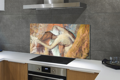 Panel nad Blat Kuchenny Kobieta przy Toalecie - Degas
