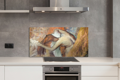 Panel nad Blat Kuchenny Kobieta przy Toalecie - Degas