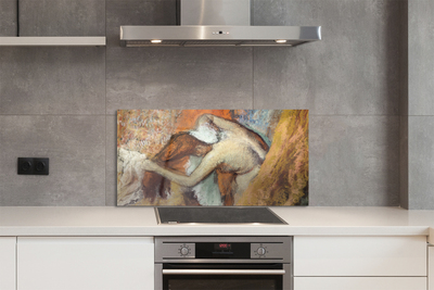 Panel nad Blat Kuchenny Kobieta przy Toalecie - Degas