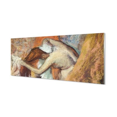 Panel nad Blat Kuchenny Kobieta przy Toalecie - Degas