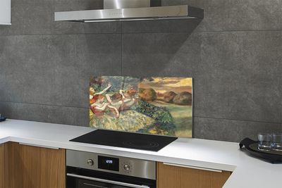 Panel nad Blat Kuchenny Cztery Tancerki - Edgar Degas
