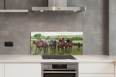 Panel nad Blat Kuchenny Jeźdźcy - Edgar Degas