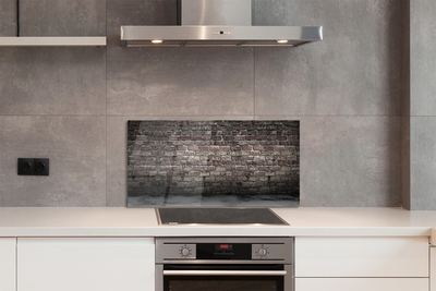 Szkło do Kuchni na Ścianę Rustykalny Akcent Ceglany